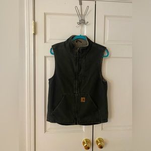 Olive Carhartt Vest - Size Small